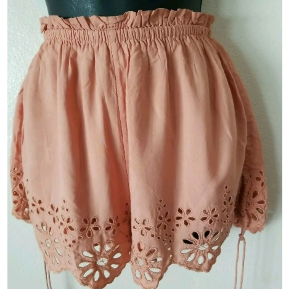 American Eagle Size‎ S Smocked Elastic Waistband Ey